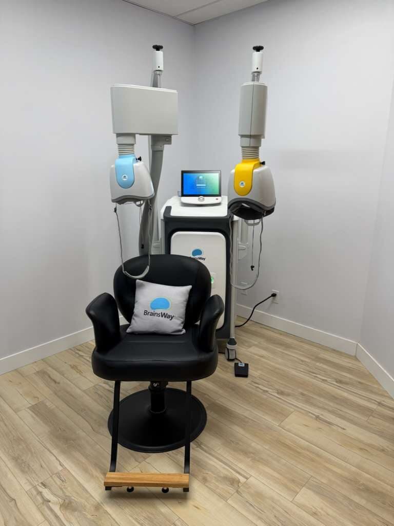 The BrainsWay Deep TMS device at Brain Centers