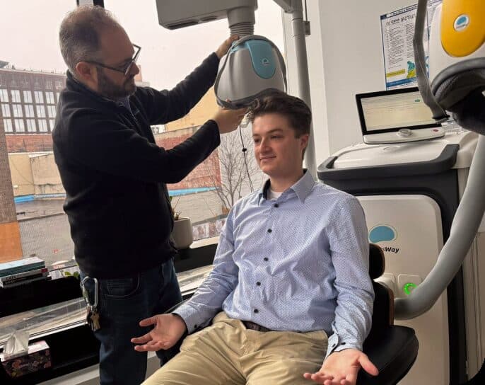 A composed executive after treatment